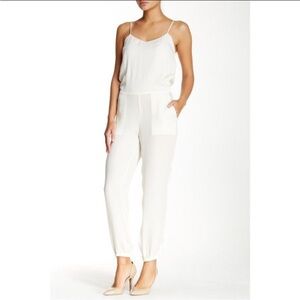 Theory Silk Jumpsuit 00 Minimalist Elegance
